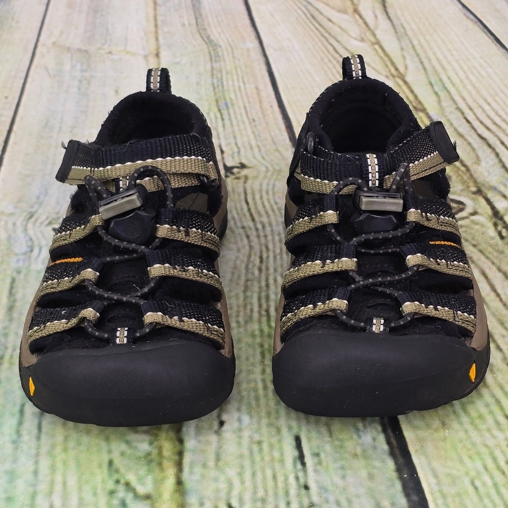 Keen Newport H2 Sandals Toddler Boys 9 Black Stone Waterproof Hiking Water Shoes - Picture 6 of 10